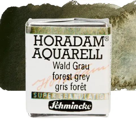 Farba akwarelowa Schmincke Horadam Aquarell półkostka - 945 Forest Grey