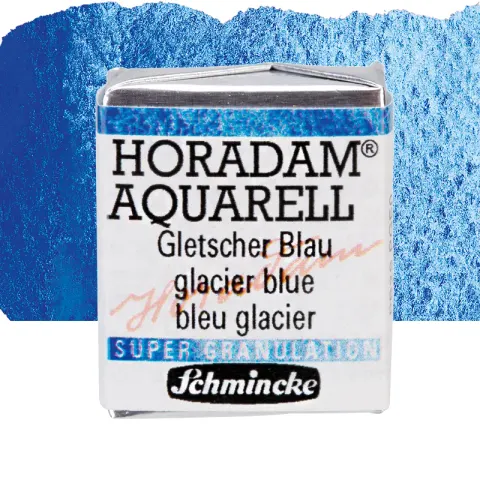 Farba akwarelowa Schmincke Horadam Aquarell półkostka - 961 Glacier Blue