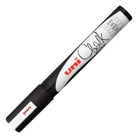 Marker kredowy UNI Chalk PWE-5M - czarny