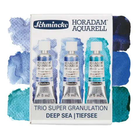 Farby akwarelowe Schmincke Horadam Aquarell zestaw 3 x 5 ml - 614 Deep Sea