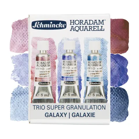 Farby akwarelowe Schmincke Horadam Aquarell zestaw 3 x 5 ml - 615 Galaxy