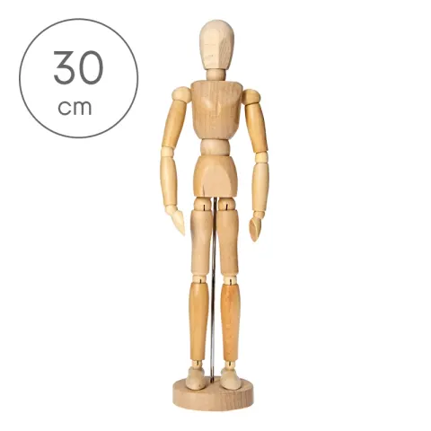 Manekin do rysowania drewniany 30,5 cm