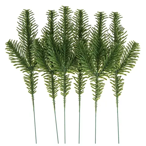 Sztuczne gałązki sosny dpCraft 25 cm 6 szt.