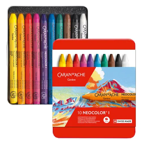 Zestaw kredek woskowych Neocolor I Caran d'Ache 10 szt.
