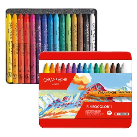 Zestaw kredek woskowych Neocolor I Caran d'Ache 15 szt.