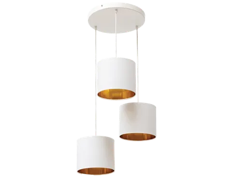 Lampa wisząca VESPILO 45x45x105 cm biała