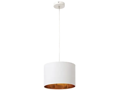 Lampa wisząca Vespilo pojedyncza 25x25x110 cm biała