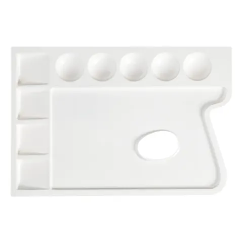 Paleta plastikowa prostokątna Daler-Rowney 17 x 25 cm