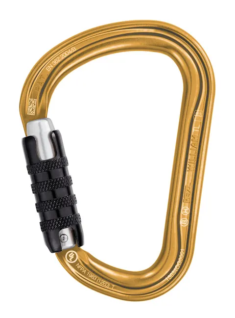 Karabinek PETZL WILLIAM TRIACT-LOCK GOLD M36A TLY