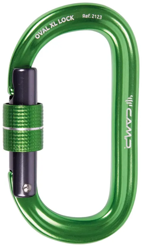 Karabinek CAMP OVAL XL LOCK GREEN