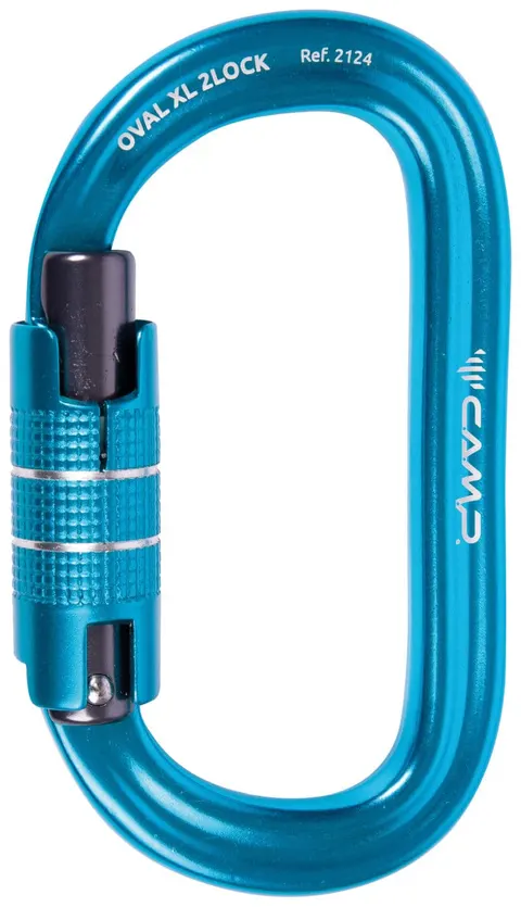 Karabinek CAMP OVAL XL 2LOCK BLUE