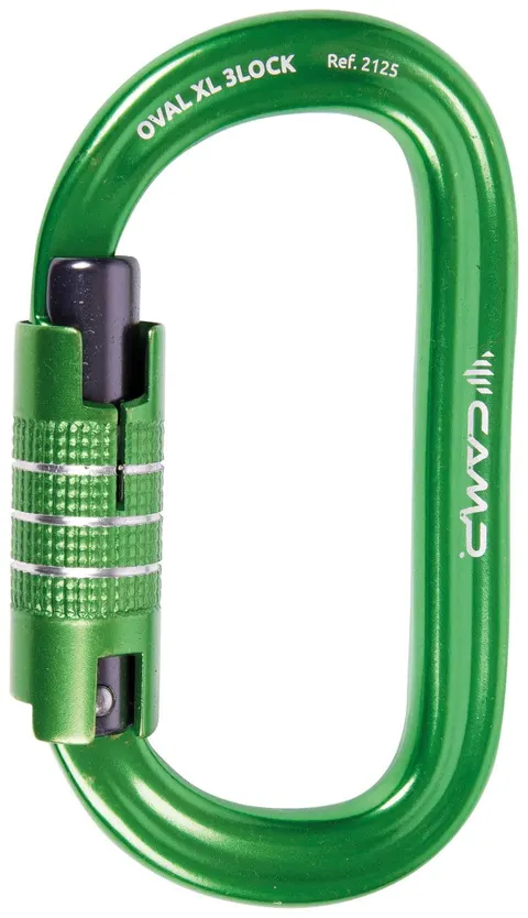 Karabinek CAMP OVAL XL 3LOCK GREEN