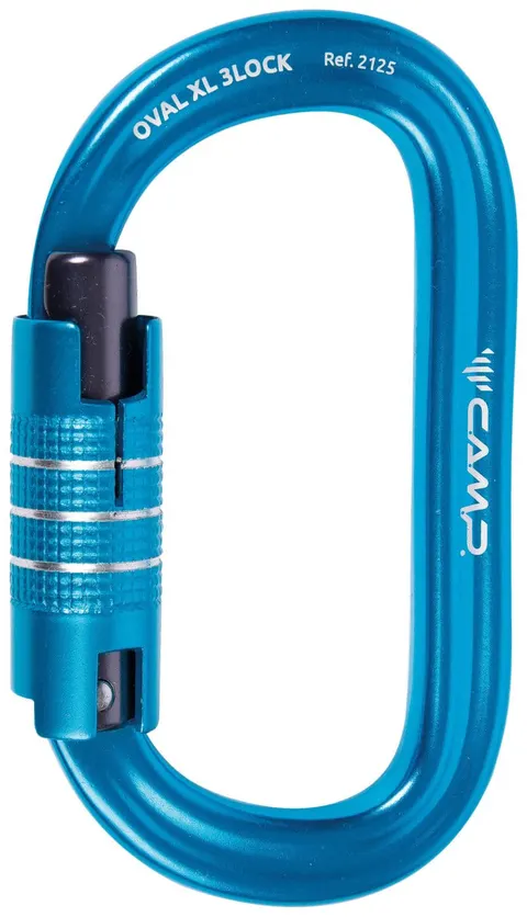 Karabinek CAMP OVAL XL 3LOCK BLUE