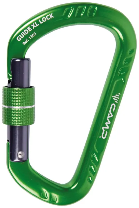 Karabinek CAMP GUIDE XL LOCK GREEN