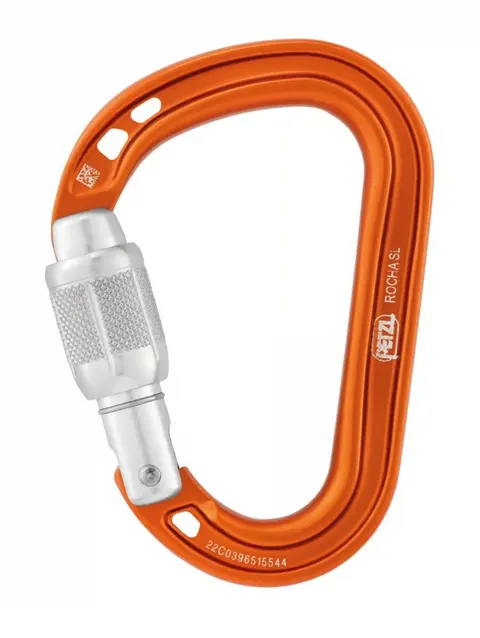 Karabinek PETZL ROCHA SCREW LOCK M027AA00 / ORANGE