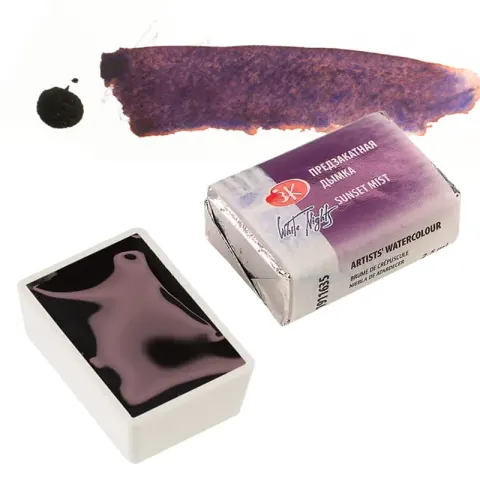 Farba akwarelowa Białe Noce kostka - 635 Sunset Mist