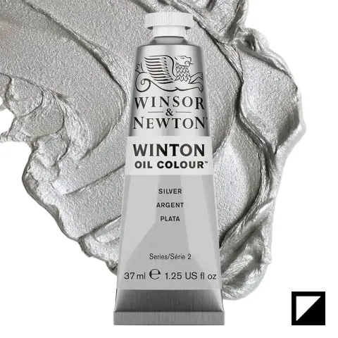 Farba olejna Winsor & Newton Winton 37 ml - 617 Silver