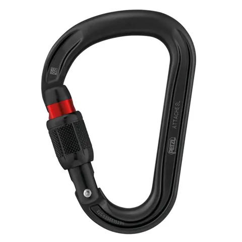 Karabinek PETZL ATTACHE SCREW LOCK (M038AA02) / BLACK