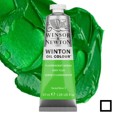 Farba olejna Winsor & Newton Winton 37 ml - 458 Fluo Green