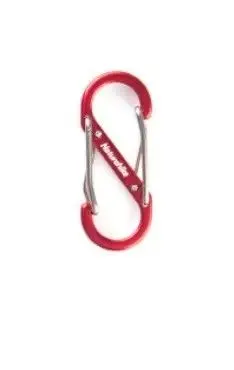 Karabinek NATUREHIKE S-TYPE M 2 szt NH20GS004 RED