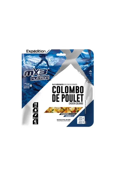 Żywność liofilizowana MX3 NUTRITION KURCZAK COLOMBO 130G