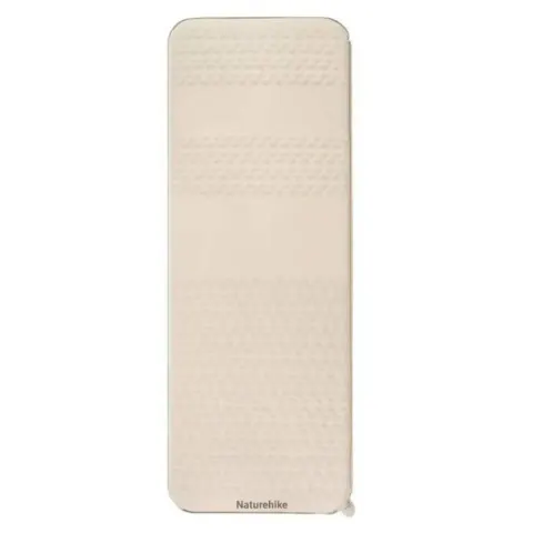 Mata samopompująca NATUREHIKE FEATHERBONE SINGLE LARGE WIDE 6,5CM (CNK2300WS012) / BROWN