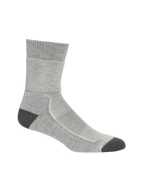 Skarpety damskie ICEBREAKER HIKE + MEDIUM CREW / BLIZZARD HEATHER
