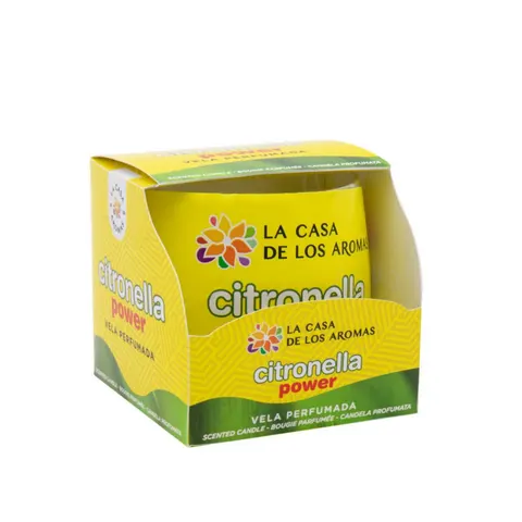 LA CASA DE LOS AROMAS Świeca o zapachu TRAWY CYTRYNOWEJ, 100 g