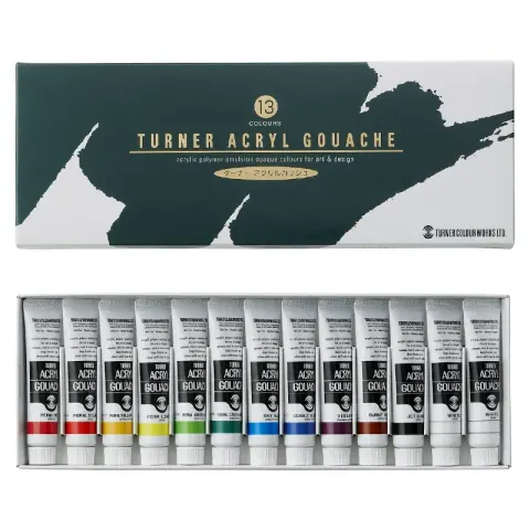 Farby gwasze akrylowe Turner Acryl Gouache 13 x 11 ml