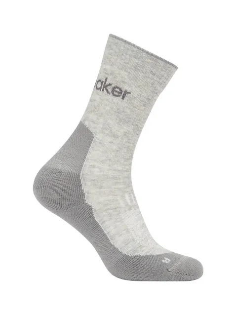 Skarpety damskie ICEBREAKER HIKE + LITE CREW BLIZZARD/ALLOY