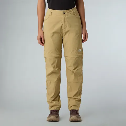 Spodnie damskie TNF EXPLORATION CONVERTIBLE KHAKI STONE