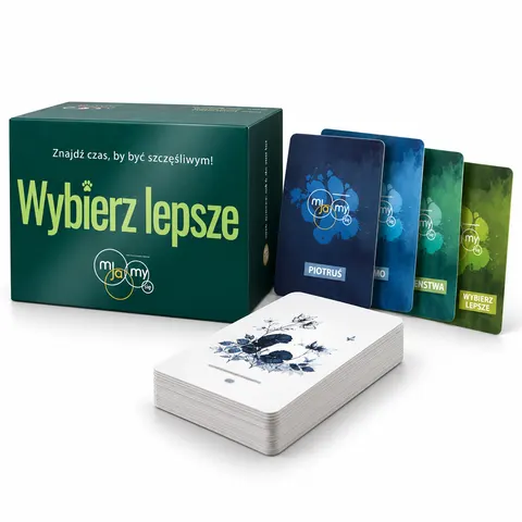 Wybierz lepsze. Zestaw kart. - Pudełko antystresowe