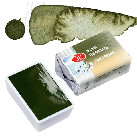 Farba akwarelowa Białe Noce kostka - 778 Forest Brume