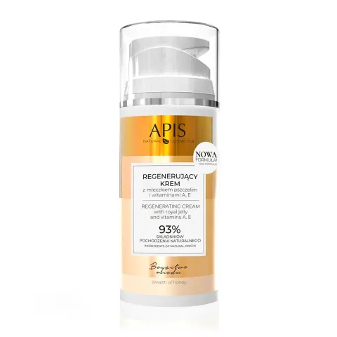 APIS Bogactwo Miodu regenerujący krem z mleczkiem pszczelim 100ml