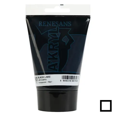 Farba akrylowa Renesans A'kryl 100 ml - 90 Lak czarny