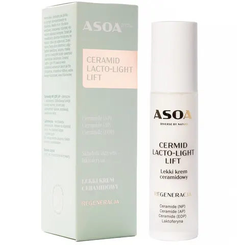 Asoa Ceramid Lacto-Light Lift lekki krem ceramidowy 50ml