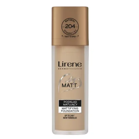 Lirene City Matt podkład matujący 204 Naturalny 30ml