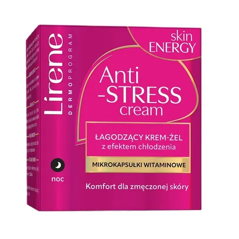 Lirene Anti-Stress Cream łagodzący krem-żel z efektem chłodzenia 50ml