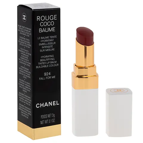 CHANEL ROUGE COCO BAUME HYDRATING CONDITIONING LIP 924 FALL FOR ME