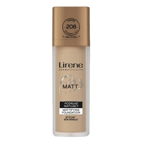 Lirene City Matt podkład matujący 208 Toffee 30ml