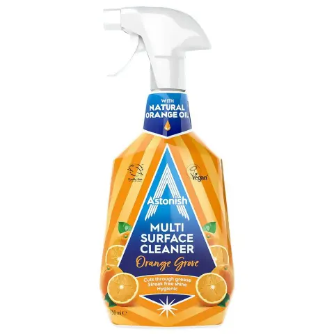 ASTONISH Multi Surface Cleaner Orange Grove 750 ml – spray uniwersalny do czyszczenia powierzchni