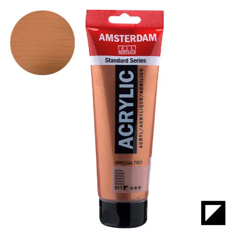 Farba akrylowa Amsterdam Acrylic 250 ml - 811 Bronze