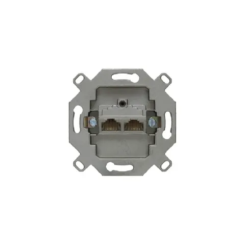 Mechanizm gniazda komputerowego UAE 2-kr, ekran. kat. 5e, one.platform, 534555 - Hager Berker
