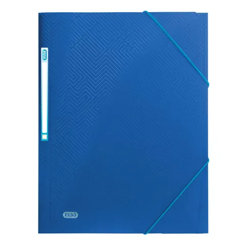 Teczka z gumką nieprzejrzysta Elba A4 blue