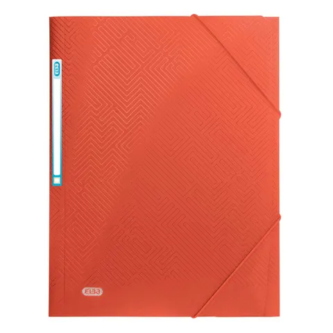 Teczka z gumką nieprzejrzysta Elba A4 orange