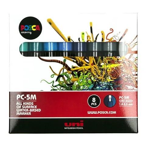 Zestaw markerów POSCA PC-5M 8 szt. Winter