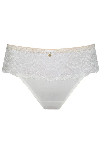 Samanta - Stringi Charlotte C400 kremowy M Kremowy