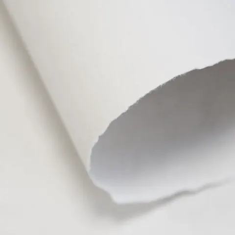 Papier czerpany A3 biały gładki 4 szt.
