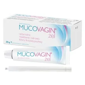 MUCOVAGIN, żel dopochwowy, 25 g + 7 jednorazowych aplikatorów