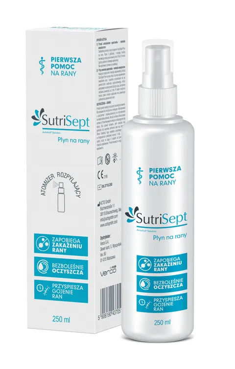SUTRISEPT, płyn na rany, 250 ml
